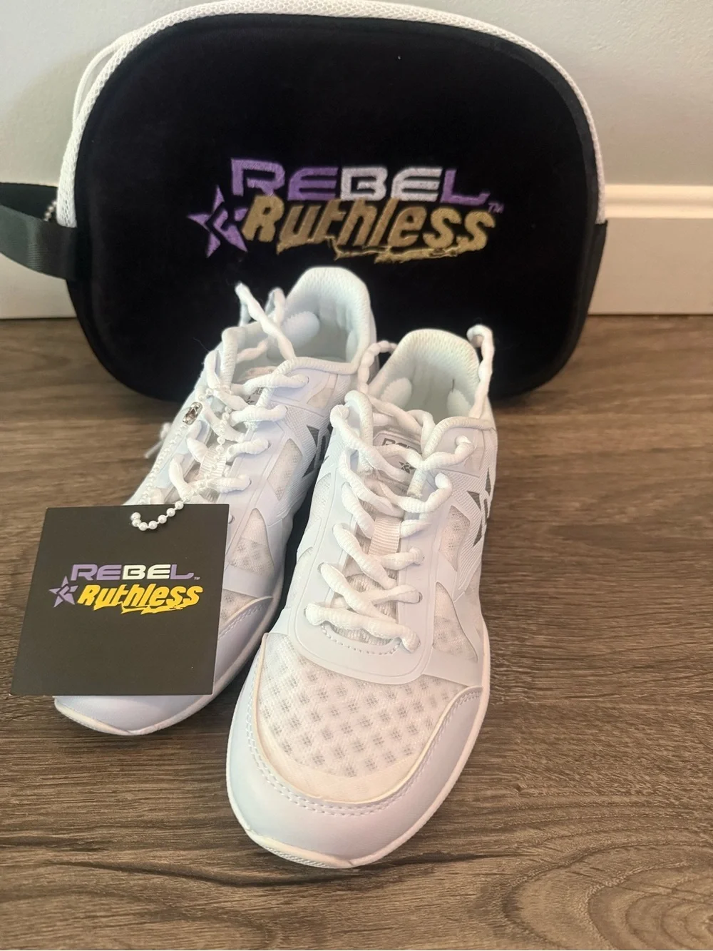 Rebel Ruthless Kids' White Athletic Sneakers